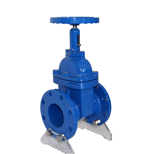 Gate valve with opening