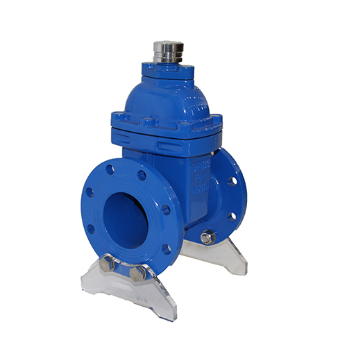 Locking soft-seal gate valve